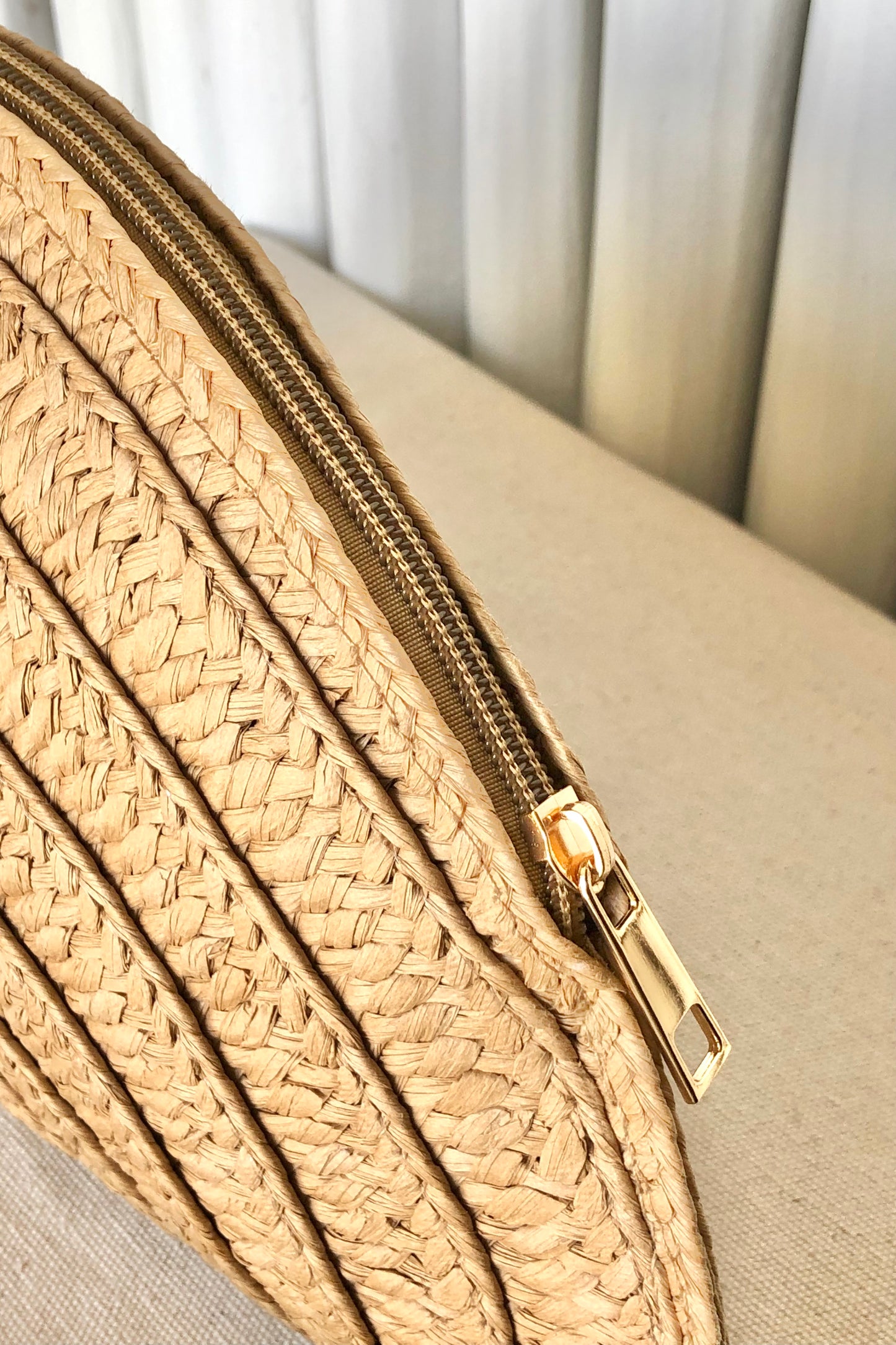 boho style Half Moon Clutch