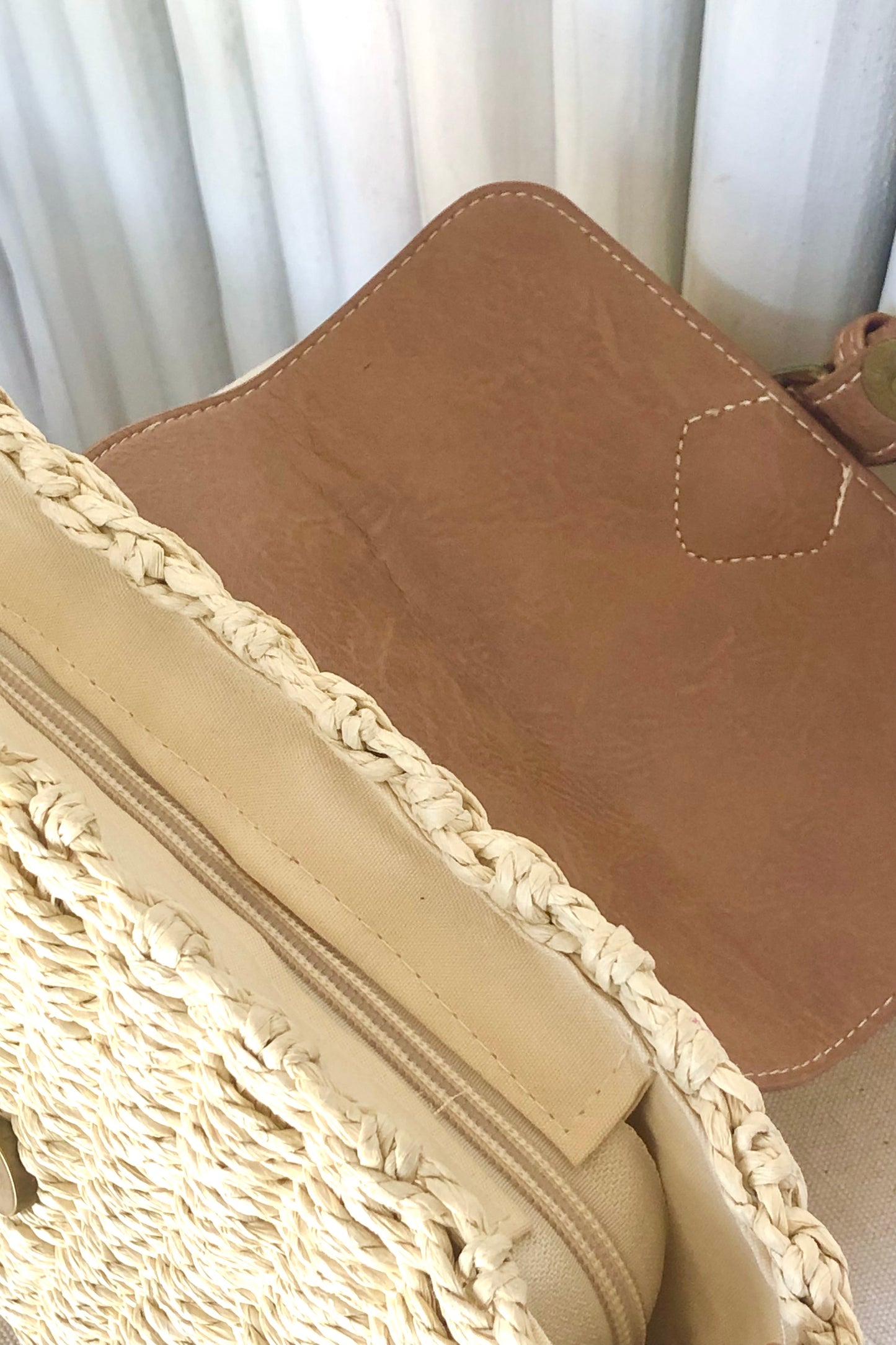 boho style Leather Front Flap Crossbody Bag