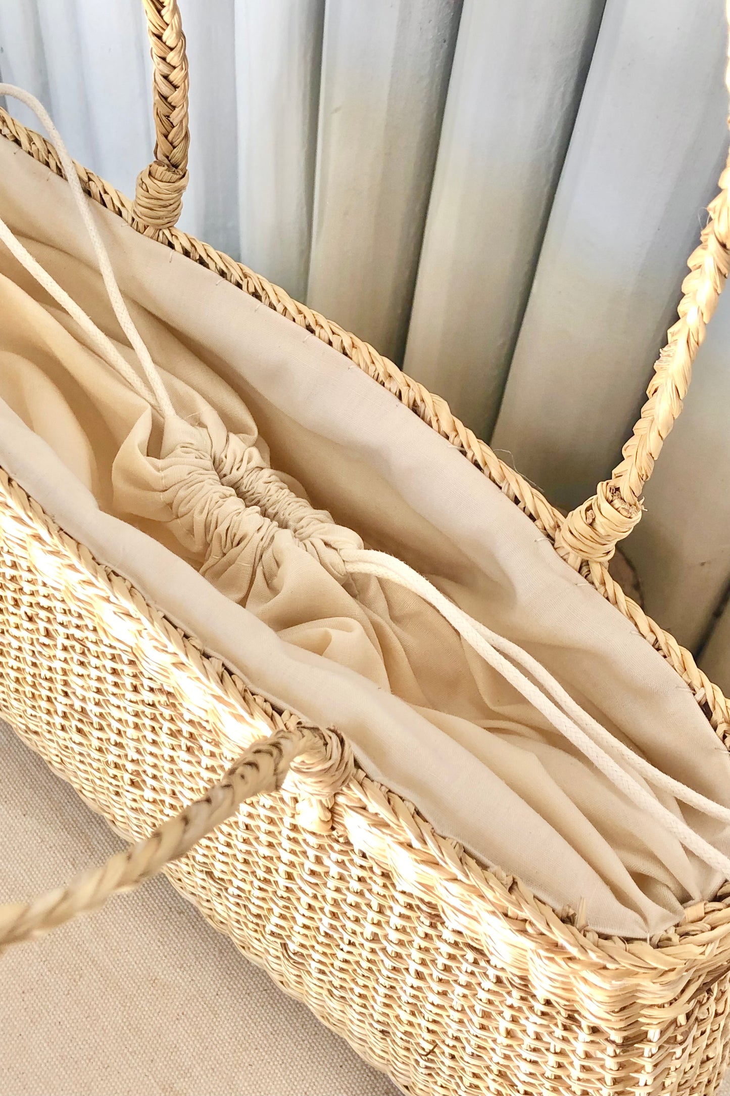 boho style Straw Mesh Shoulder Bag