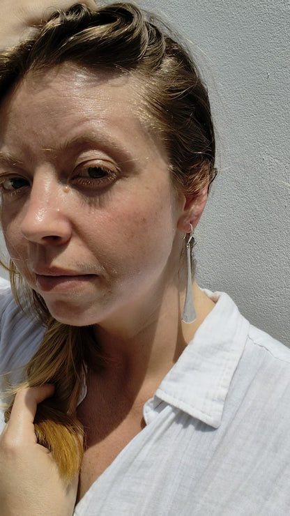 Fan Tail Dangling Earrings