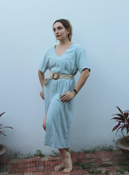 Linen Midi Dress