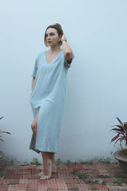 Linen Midi Dress