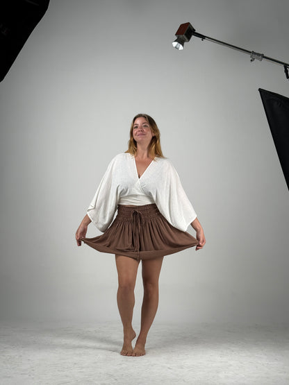 Brown Sugar Mini Skirt