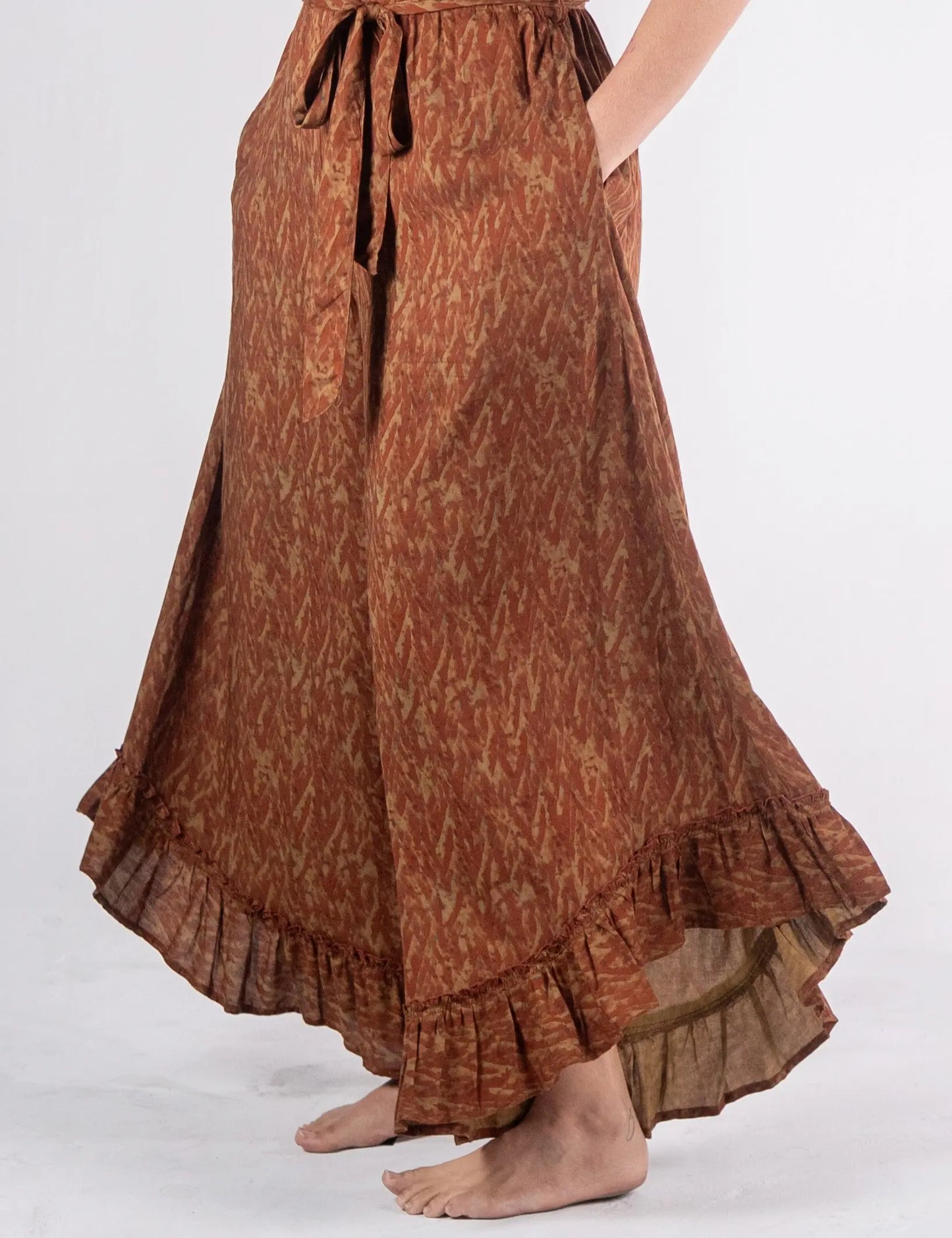 Ruffle Wide Leg Jumpsuit