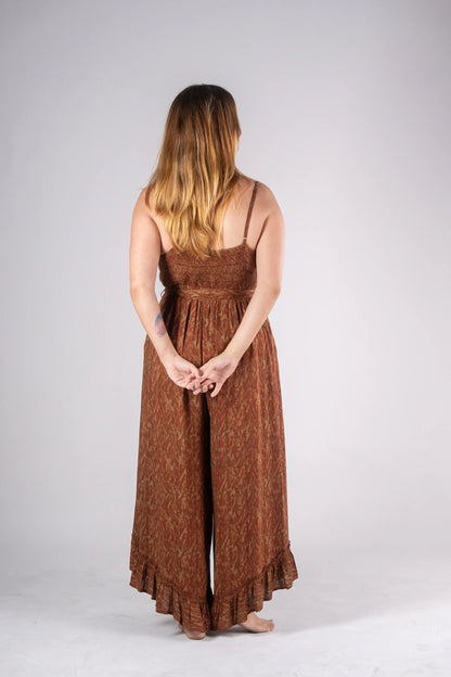 Ruffle Wide Leg Jumpsuit