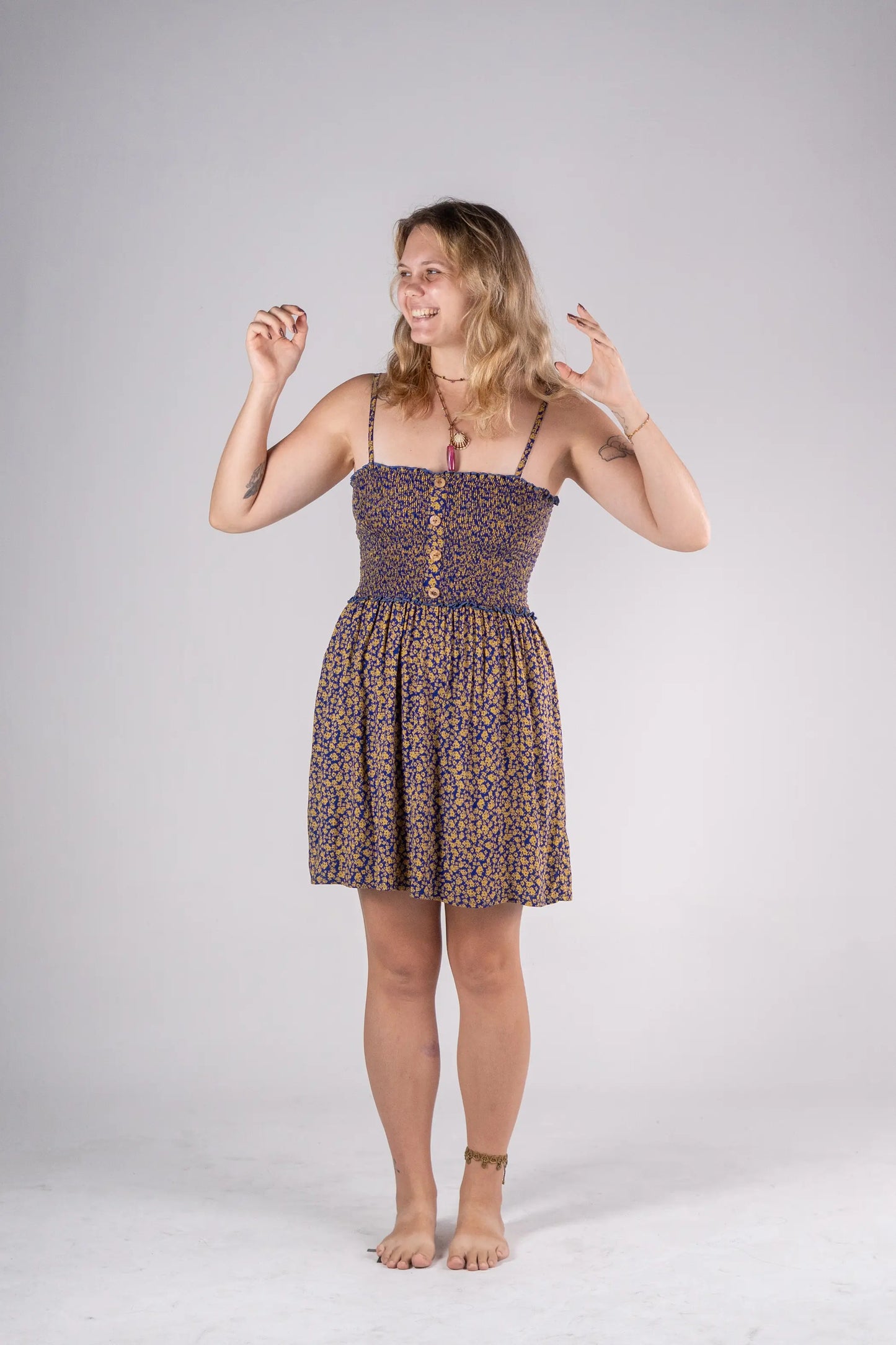 Smocked Bodice Dress