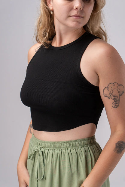 Curved Hem Tank Top