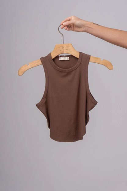 Curved Hem Tank Top