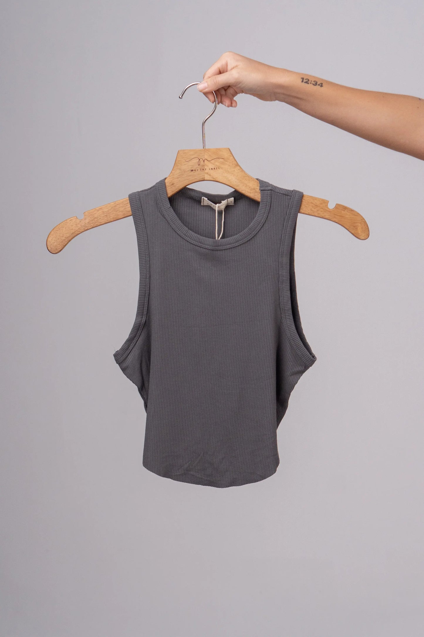 Curved Hem Tank Top
