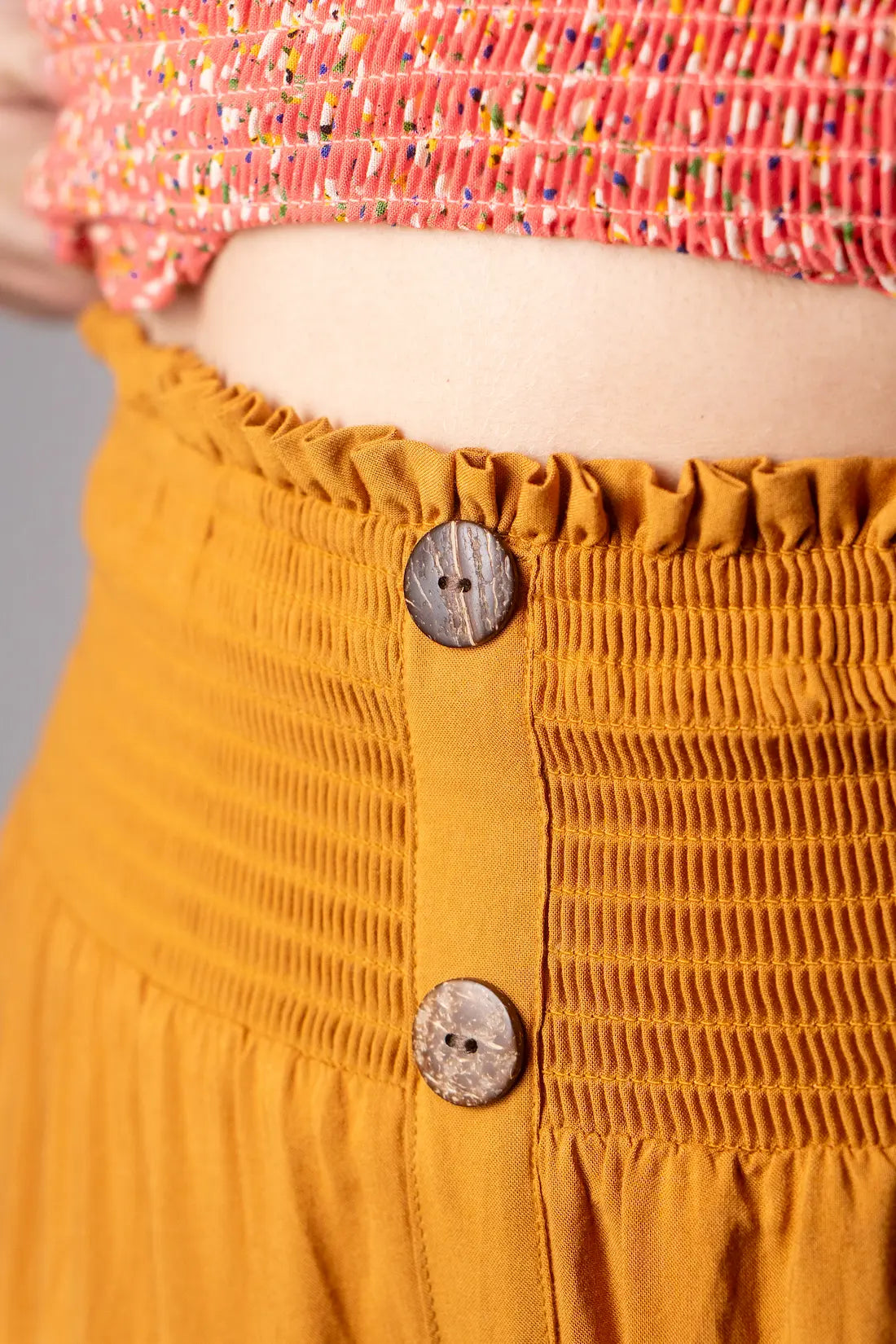 Smocked Waistband Pants