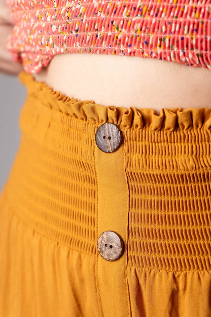 Smocked Waistband Pants