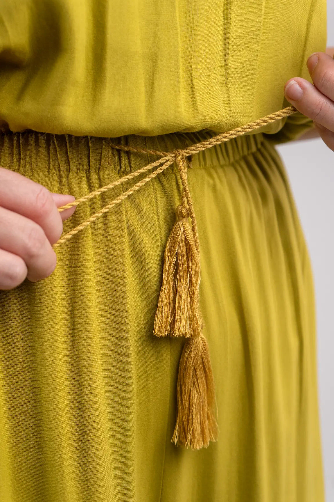 Tassle Belt Jumpsuit