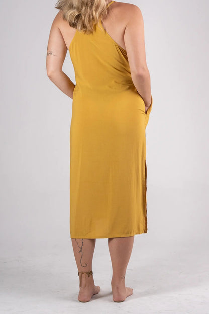 Side Split Midi Dress