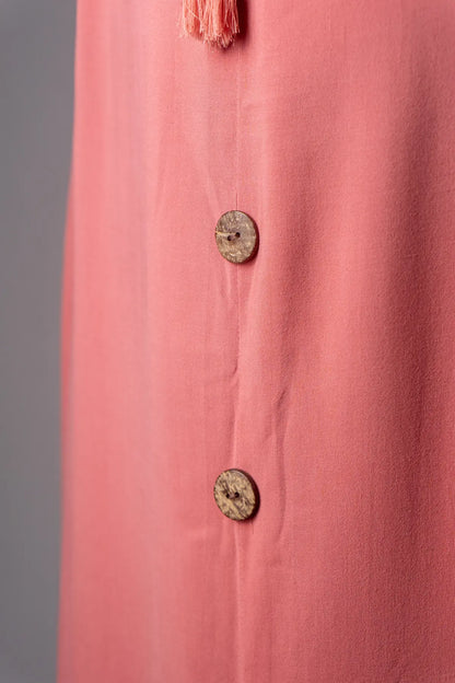 Sleeveless Button Front Dress