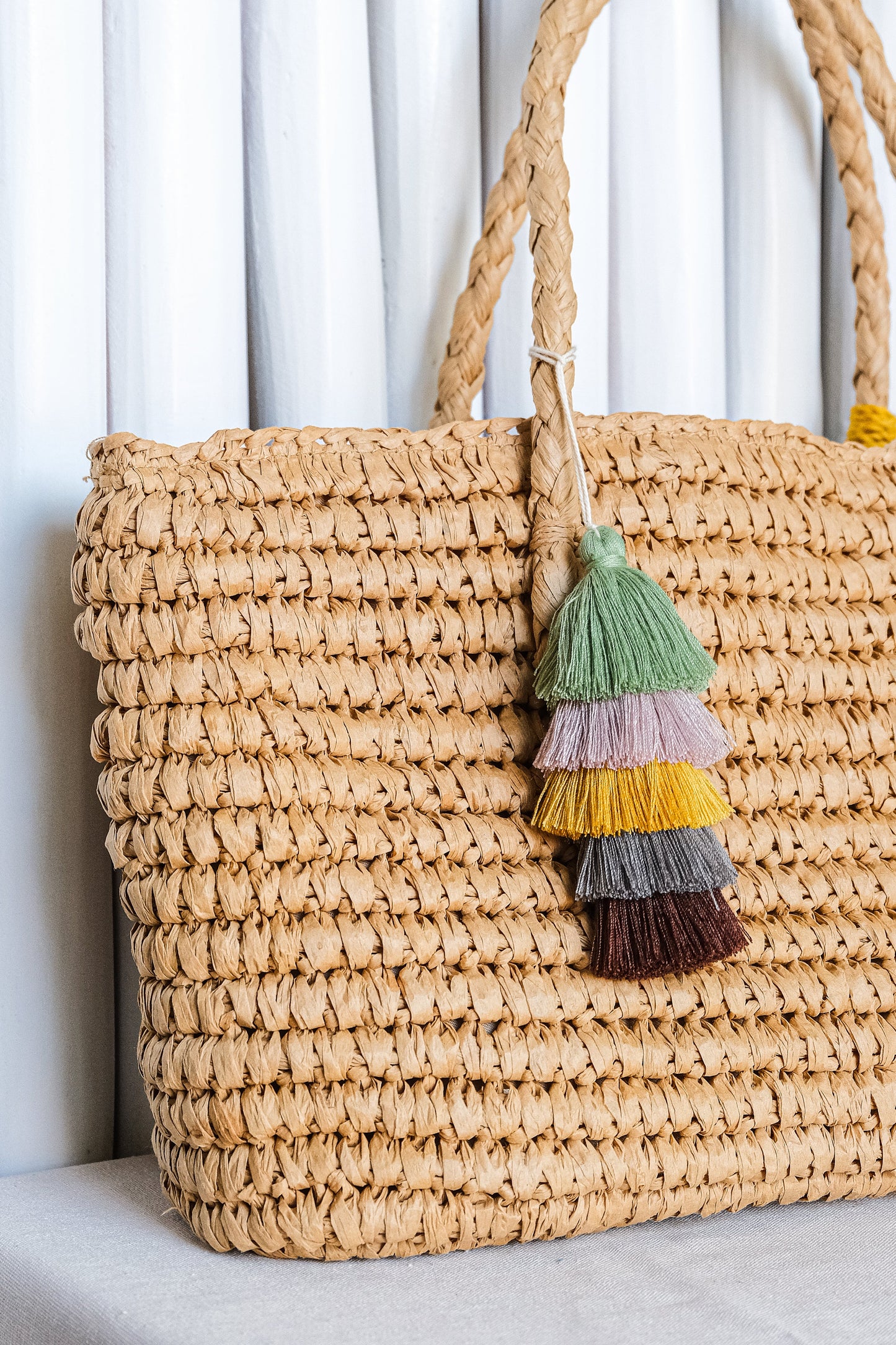 vintage tones 5 layer tassel